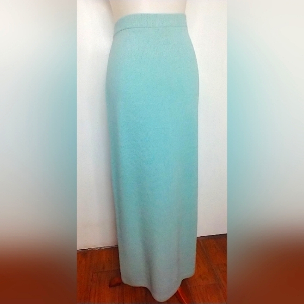 ST. JOHN EVENING MAXI KNIT SKIRT